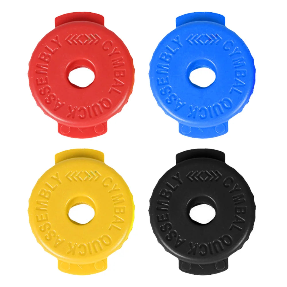 6pcs Plastic Cymbal Mates - Quick Release Cymbal Nuts for 8mm Threaded Cymbal Stands Drum Accessories
