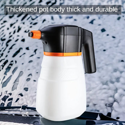 LEIBOO Electric Foam Sprayer – Battery-Powered High-Pressure Snow Cannon for Car Wash & Detailing