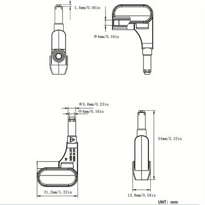 Magnetic Test Probes - Back Probe Leads for Digital Multimeters and Megohmmeters, Quick-Connect Set