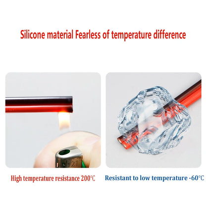 Flexible Silicone Tinned Copper Wire (8–28 AWG) – High-Strand RC & Drone Electrical Cable