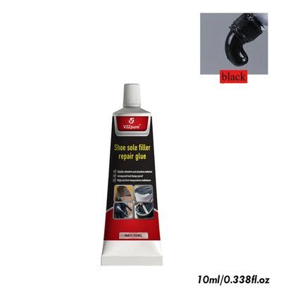 Waterproof Black Shoe Sole Repair Glue - Super Strong Rubber Crack Sealant