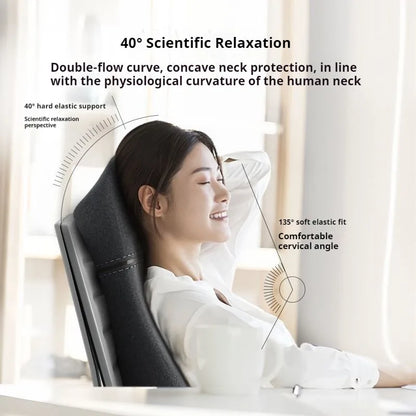 High Waist Protective Office Cushion — Reclining Chair Backrest Pillow for Long Seated Comfort & Nap Support