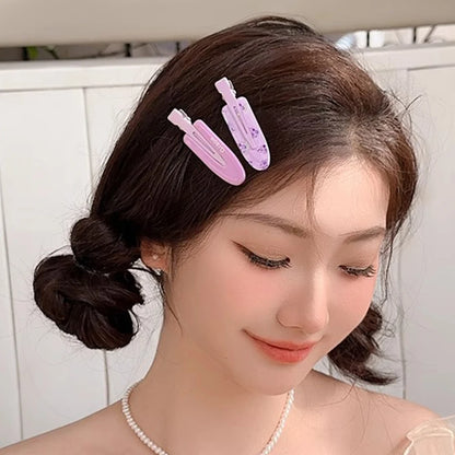 12-Piece Colorful Hair Clips - Cute Duckbill Side Bang Clips for Girls, Broken Hair & Everyday Styling