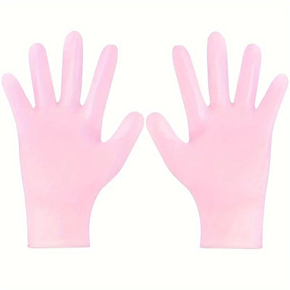 2-Pack Silicone Moisturizing Gloves — Exfoliating Hand Care Tool to Prevent Dryness and Leave Hands Soft & Smooth