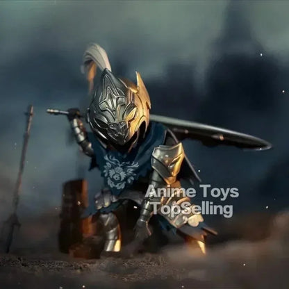 Dark Souls PVC Action Figures – Solaire, Siegmeyer, Oscar, Ornstein & Artorias Collectible Toys