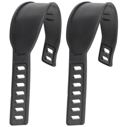Adjustable Spinning Bike Pedal Straps – Zipper Toe Pedals, Footrest Clips for Exercise & Cycling Gym Foot Support