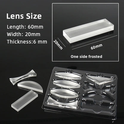 Geometric Optics Experiment Set – Convex & Concave Lens Kit for Light Refraction & Reflection Physics Teaching Science Education Gift
