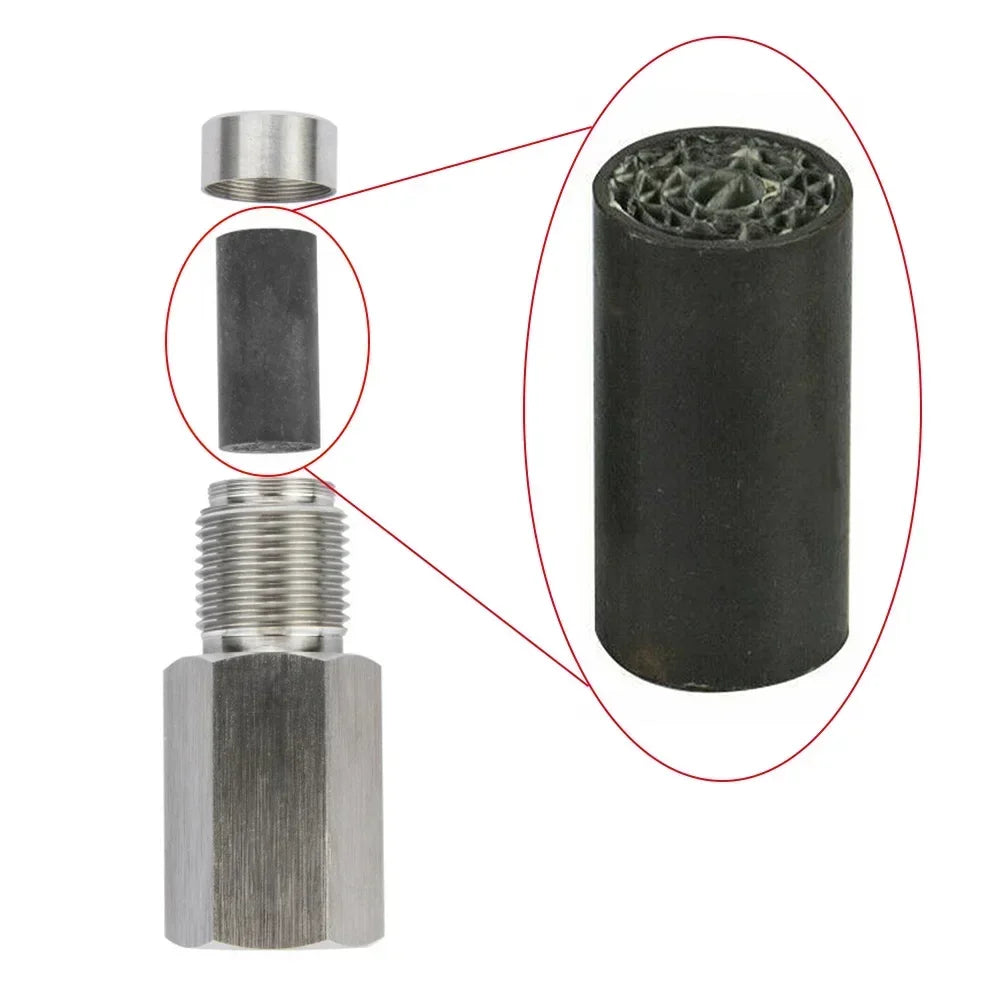 Oxygen Sensor Accessories – Miniature Catalytic Converter for Check Engine Light, Car & Automobile Parts Access