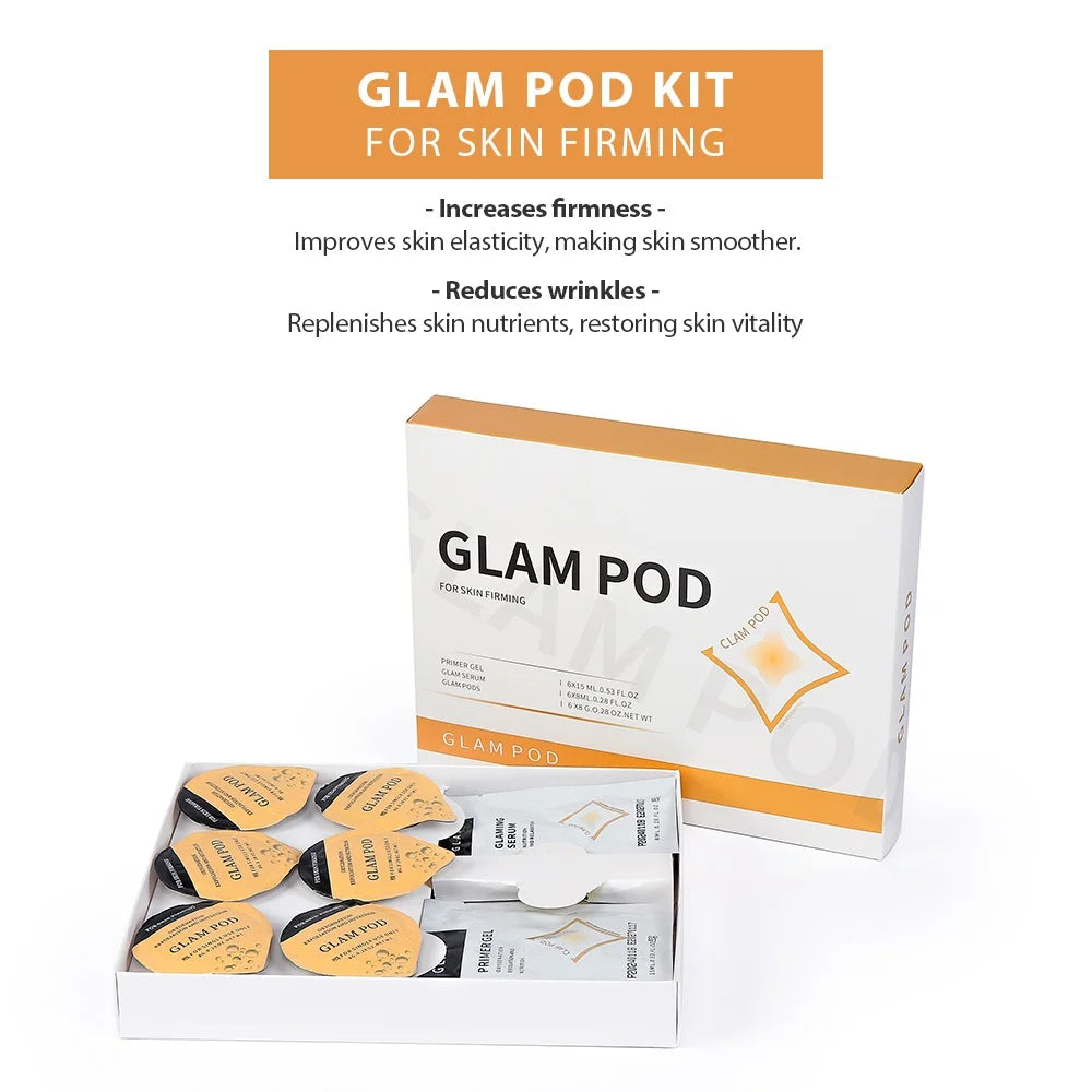 Glam Pod CO2 Capsules for Aqua Facial Machine – Bubble Skin Care Revive Pods for Beauty Treatment