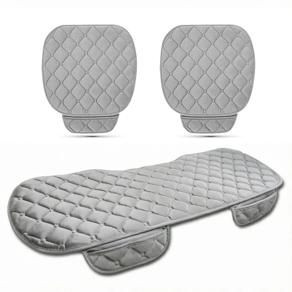 SEAMETAL Plush Anti-Slip Car Seat Cover Cushion – Soft Universal Auto Seat Protector Pad for Sedan, SUV & Pickup Truck Interior Accessories