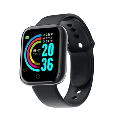 Multifunctional Y68 Smartwatch — Bluetooth Phone, Music, Fitness & Sports Tracker with Sleep Monitor for Men & Women, D20 Model