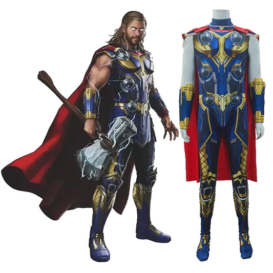 Thor: Love and Thunder Cosplay Costume – Kids & Adult Superhero Jumpsuit for Halloween, Party & Fancy Dress 2025