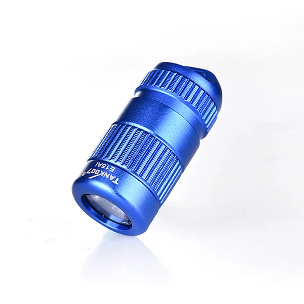 Tank007 E15 Pocket LED Flashlight Keychain – Portable High-Power White Light for Outdoor, Hiking & Emergency