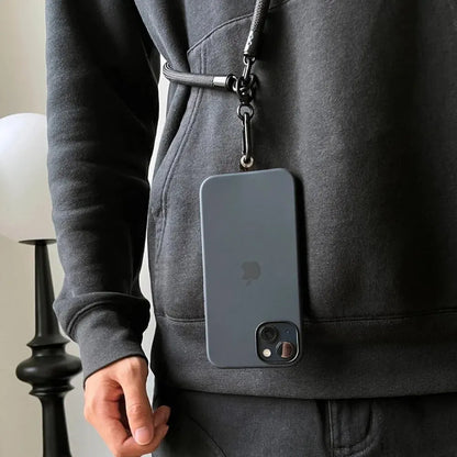 Mobile Phone Lanyard Crossbody - Durable 8mm Thick Anti-Lost Neck Strap for Outdoor Carrying