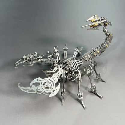 3D Metal Mechanical Insect Puzzle – Anti-Stress Assembly Toy Kit for Kids and Adults