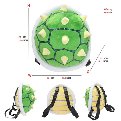 Super Mario Plush Backpack – 9 Styles Including Bowser, Yoshi & Koopa Troopa Cartoon Stuffed Toy Bag