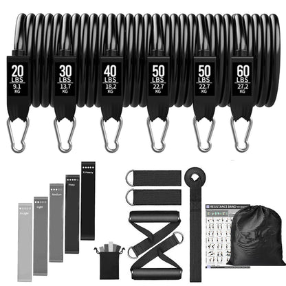 300lb Booty Resistance Band Set – Elastic Workout Harness for Home, Gym, Training & Dumbbell Exercises