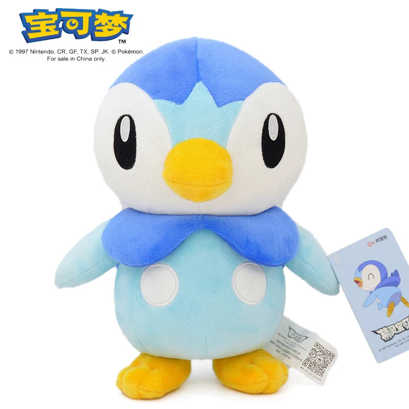 Original Pokemon Plush Toys – Gengar, Pikachu, Charizard & Piplup Soft Kawaii Dolls for Kids Gift