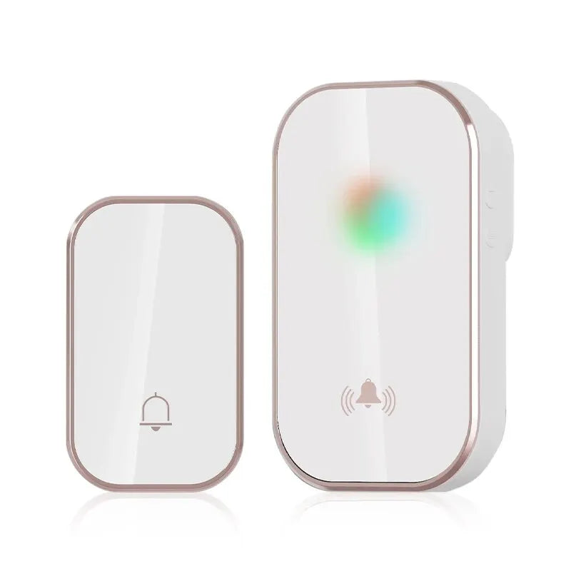 Wireless Smart Doorbell – 36 Ringtones, 300M Long Distance, Outdoor House Door Chime Kit, Battery-Free Welcome Bell