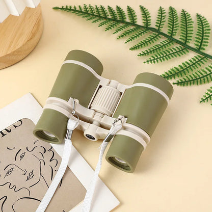 Jungle Binoculars for Kids – Portable Magnifying Glass & Shockproof Telescope, Perfect for Birthday & Hiking Gifts