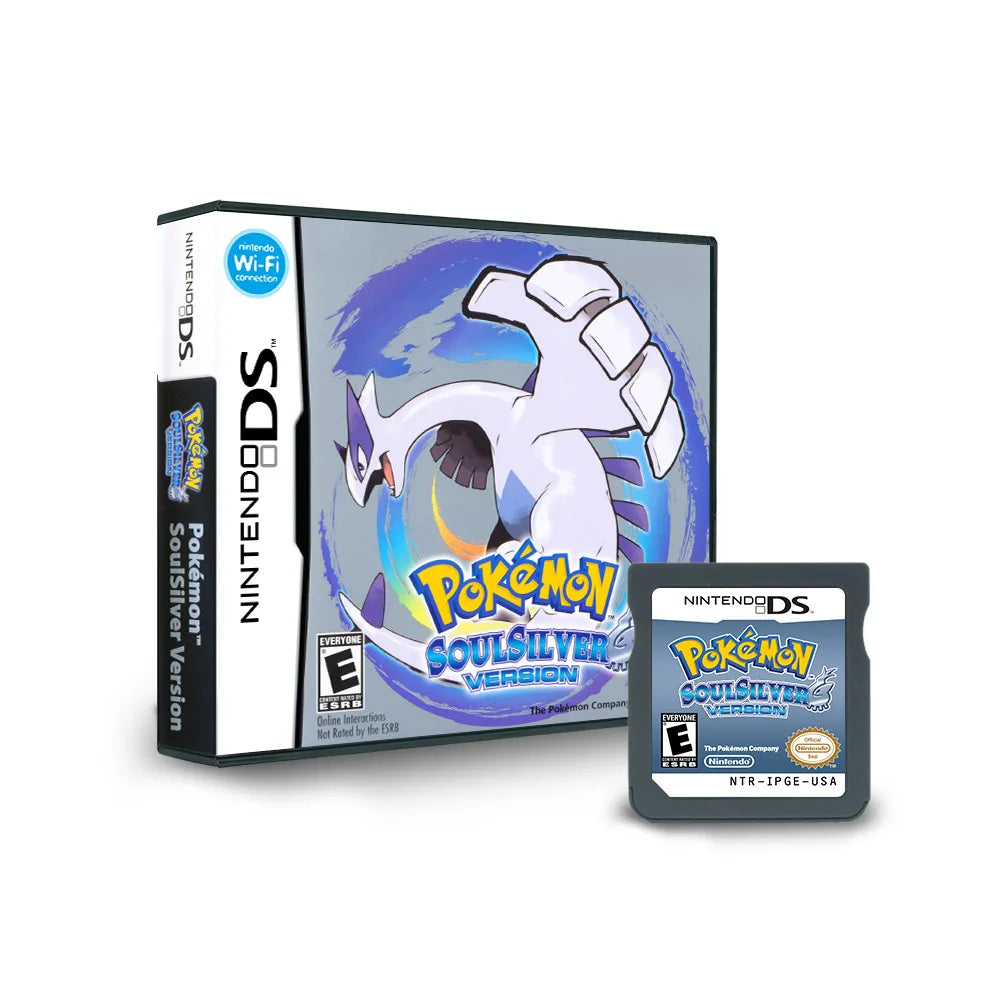 DS R4 Game Card — Pokémon Gold, Heart, Silver, Soul, Platinum English Version for DS, 3DS, NDSi & NDS Lite