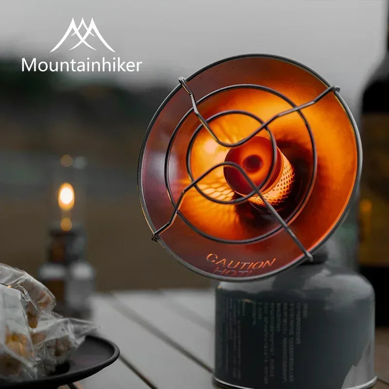 MOUNTAINHIKER Portable Mini Sun Gas Heating Stove - Outdoor Camping Heater Oven - Butane Solar Warmer