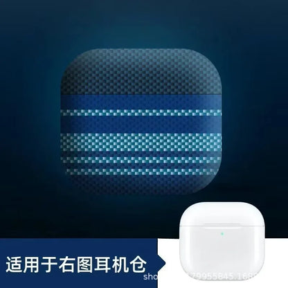 AirPods Carbon Fiber Case - Matte Anti-Drop Protective Cover for AirPods 1st 2nd 3rd 4th Gen Pro 2 Pro 3