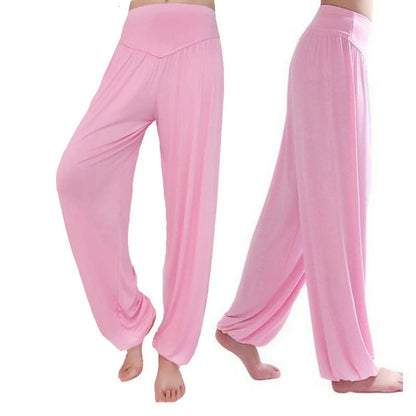Women's Plus Size Yoga Pants - Colorful Full-Length Leggings for Yoga, Dance, and Tai Chi, Made with Soft Modal Fabric