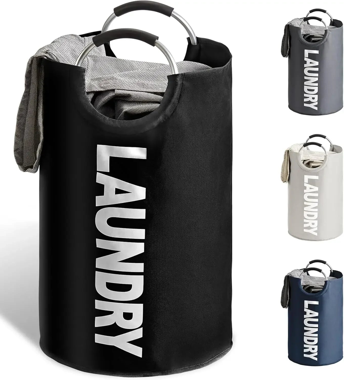 Oxford Fabric Foldable Laundry Basket – Large-Capacity Dirty Clothes Storage Bag for Home, Dorm & Laundry Room