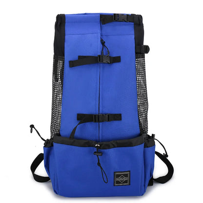 Strong Nylon Dog Carrier Backpack – Breathable Pet Travel Bag for Small & Medium Dogs, Outdoor Cycling Pet Supplies