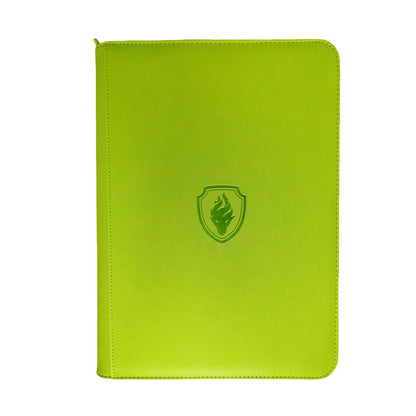 9-Pocket Zipper Card Binder - 360 Trading Card Holder Book, Premium PU Cover, Durable Side Loading Card Binder