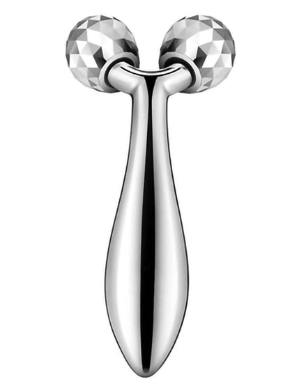 3D Y-Shape Face Roller Massager – Manual 360° Rotating Facial Lifting & Wrinkle Remover Tool for Skin Care
