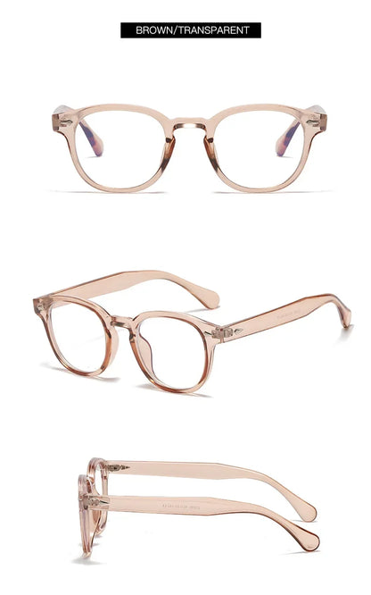 JNPCXI Retro Round Sunglasses – Punk Leopard Rivet Fashion Shades UV400 for Men & Women