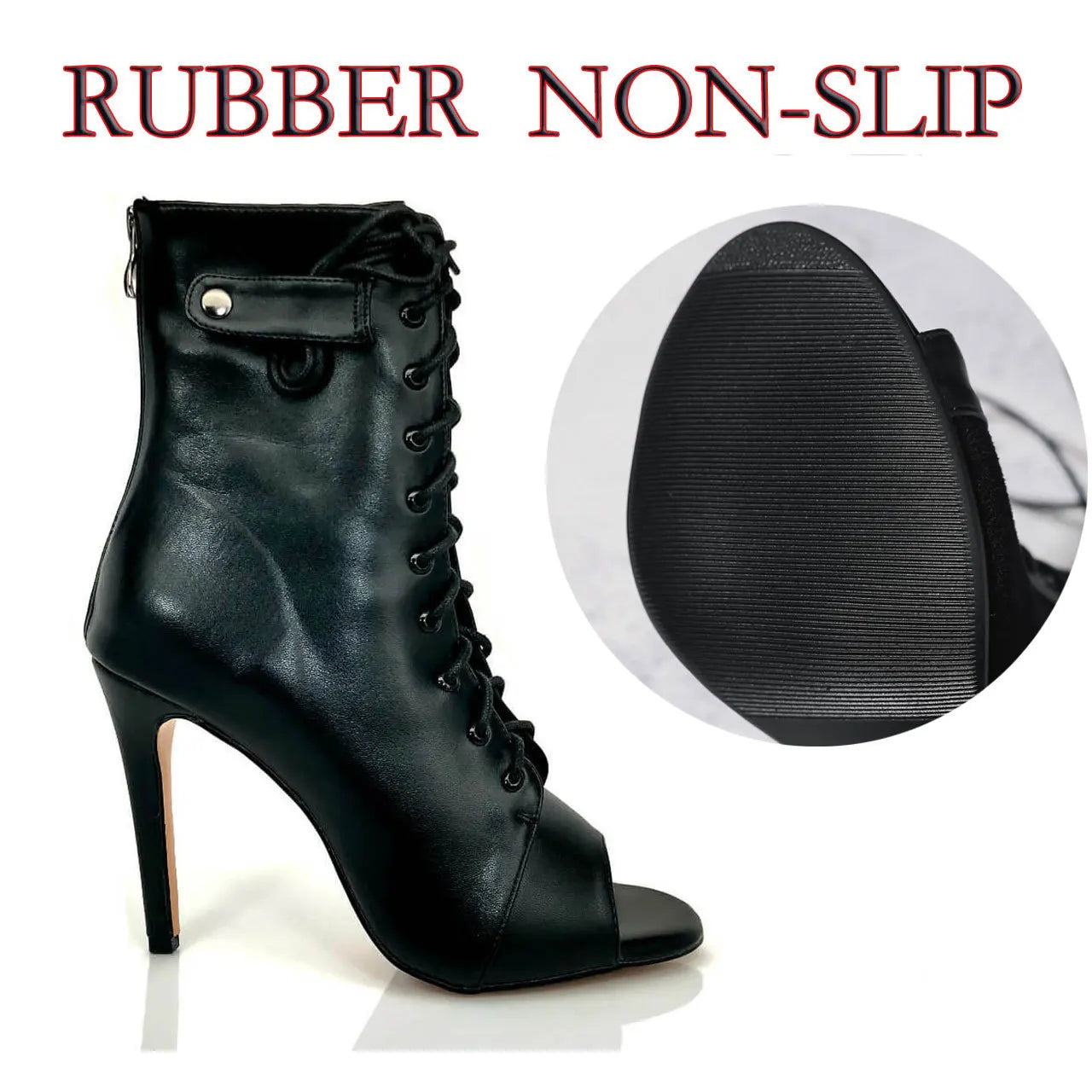 Women’s Latin Dance Stiletto Heels - Sexy High Heel Ballroom Party Dance Shoes