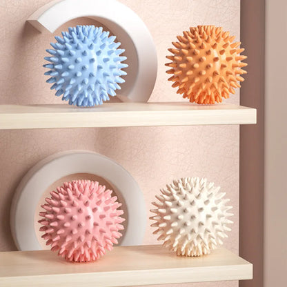 Durable PVC Spiky Massage Balls – 6cm Hedgehog Trigger Point Pain Relief for Hand, Foot & Plantar Fasciitis