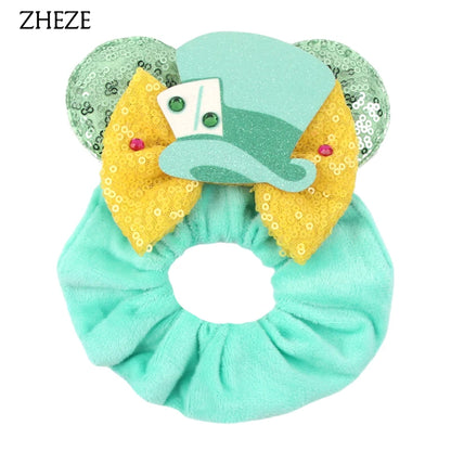 Velvet Mouse Scrunchies - Cute Elastic Ponytail Holders & Hair Accessories for Girls
