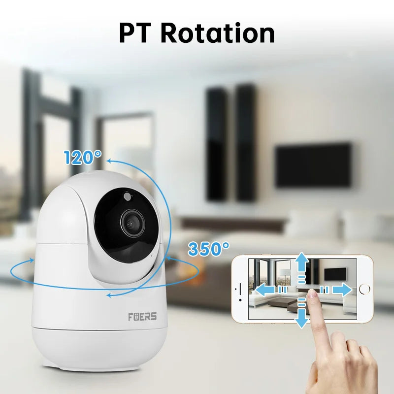 FUERS 4K 8MP WiFi Pet & Baby Security Camera – Wireless Tuya Smart Home Mini Surveillance IP Cam