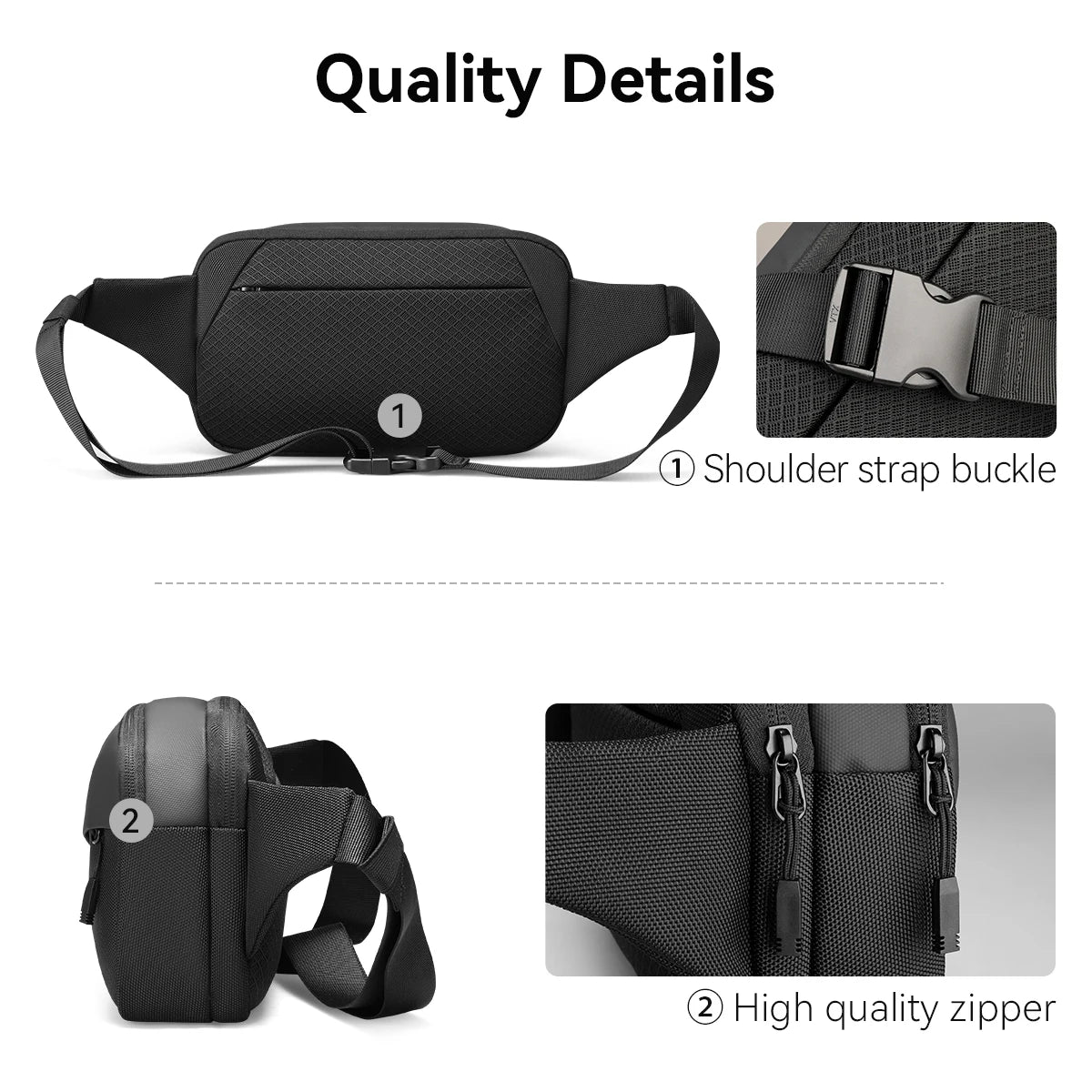 Mark Ryden Stylish Luxury Small Crossbody Chest Bag for Men – Designer Messenger Bag