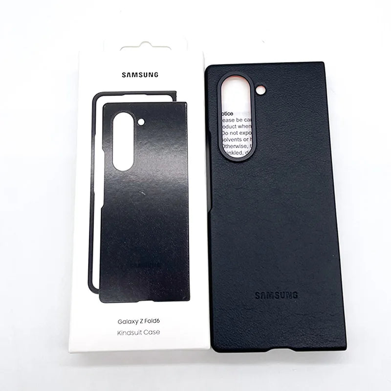Luxury Eco-Leather Business Case for Samsung Galaxy Z Fold 6 5G – High-Quality Protective Cover