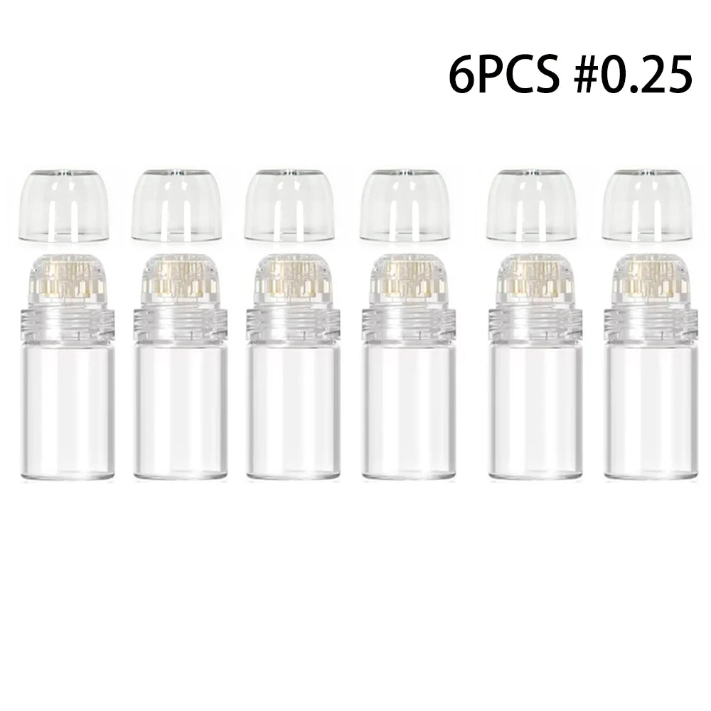 20-Pin Titanium Derma Stamp - 0.25mm Microneedling Tool for Face, Hair, Beard & Skin Care