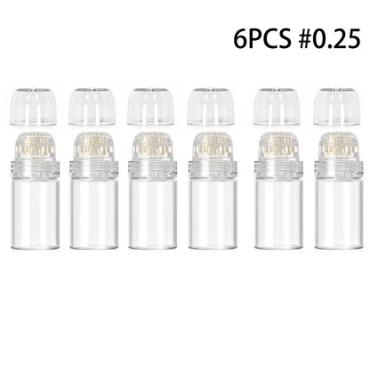 20-Pin Titanium Derma Stamp - 0.25mm Microneedling Tool for Face, Hair, Beard & Skin Care