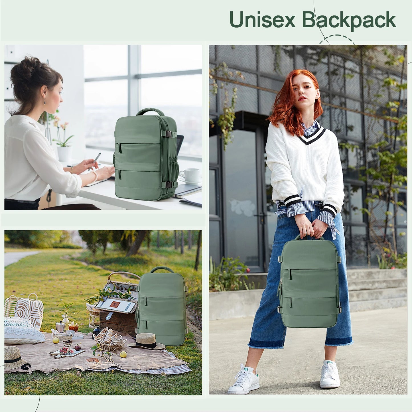 Ryanair Backpack 40x20x25 - Cabin Bag Travel Backpack for Men and Women, Hand Luggage & Laptop Mochila