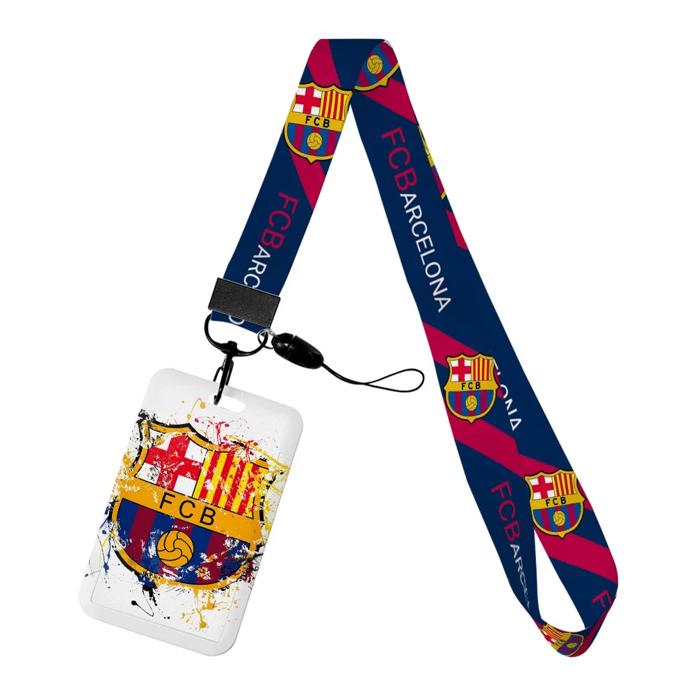 Spain Football Team Lanyard – ID Card Holder, Badge Case & Neck Strap Gift