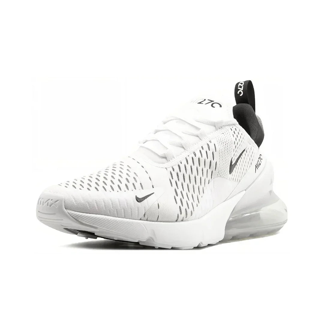 Nike White Air Max 270 – Original Low Top Casual Running Sneakers, Shock Absorbing & Anti-Slip for Men & Women
