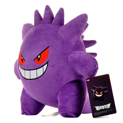 Gengar Plush Toy — Pokemon Stuffed Doll, Funny Devil Peluche, Anime Pikachu Plushies, Kawaii Collectible & Christmas Gift