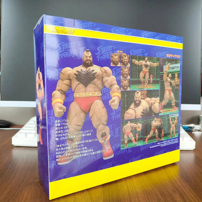 Street Fighter Action Storm Zangief Figure — ST Collection Movable Model Toy from The Final Challengers Series
