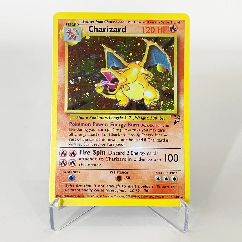 PTCG Charizard V VMAX EX GX Cards - Rare Collectible Battle and Proxy Trading Cards