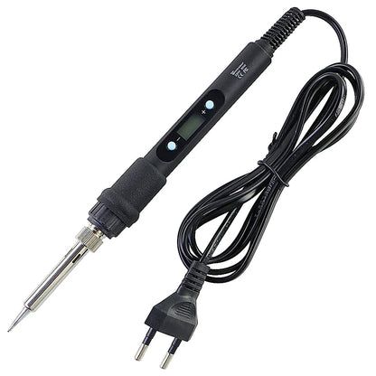 60W/80W Digital Soldering Iron - LCD Adjustable Temperature Welding Repair Tool with Solder Tips