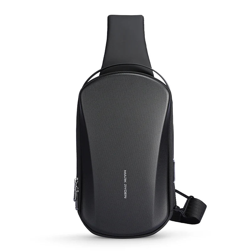 MarkRyden Ratio Arc Mini — Hard-Shell Waterproof Daily Crossbody Bag with USB Charging Port
