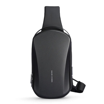 MarkRyden Ratio Arc Mini — Hard-Shell Waterproof Daily Crossbody Bag with USB Charging Port